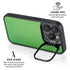 Green Carbon Fiber Specialty Texture Material iPhone 15 Pro Kickstand Case